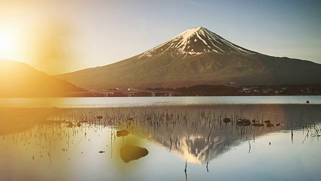 富士山的日出视频下载