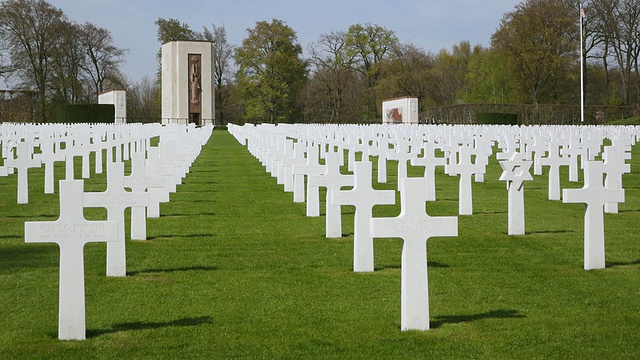 美国战争公墓/桑德韦勒，卢森堡视频下载