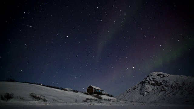 格陵兰岛的北极光视频下载