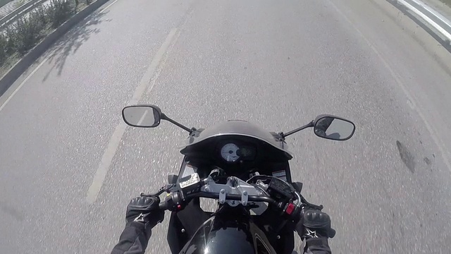 摩托车骑视频素材