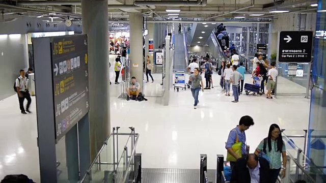 苏瓦那普米机场的乘客视频下载