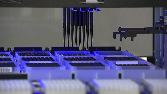 DNA实验和实验室机器视频下载