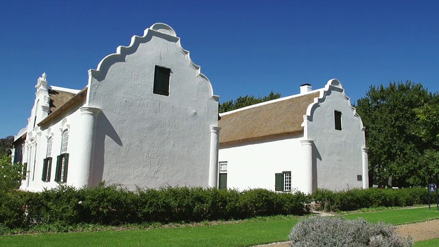 MS PAN Manor House, Cape Dutch Style农舍，位于Boschendal葡萄酒庄园/ Franschhoek，南非西开普省视频下载
