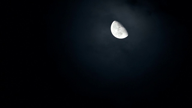 星星天空月亮晕视频下载