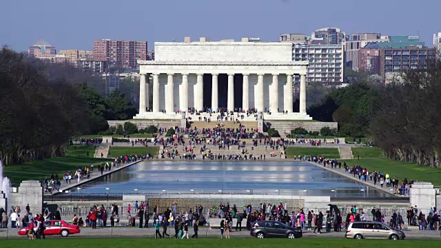 美国华盛顿林肯纪念堂视频素材