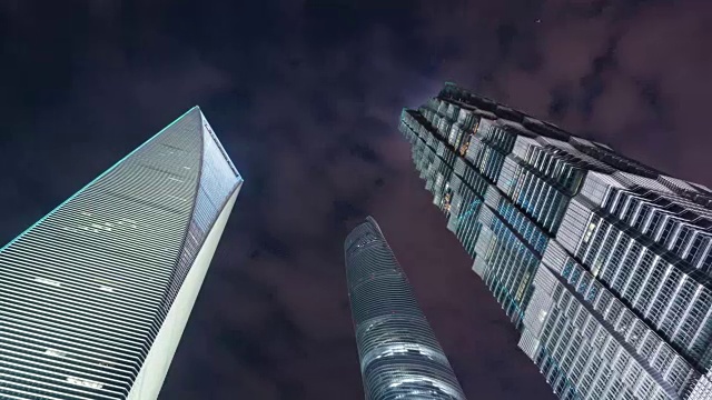 时光流逝——中国上海地标视频素材