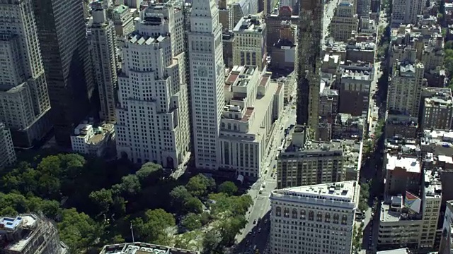 近距离展示曼哈顿的建筑视频下载