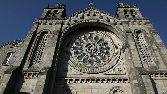 Viana do Castelo, faÃ§§圣卢西亚大教堂视频素材