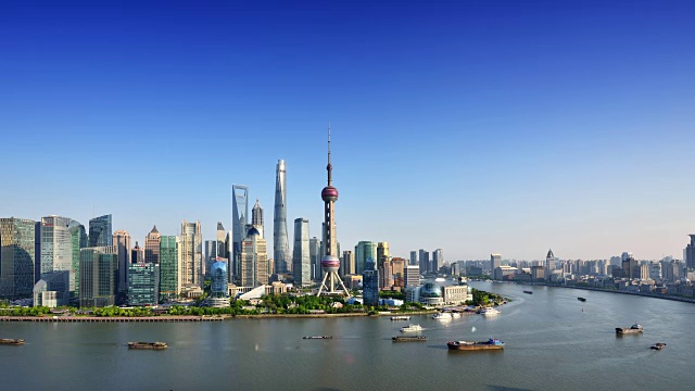 上海的天际线视频素材
