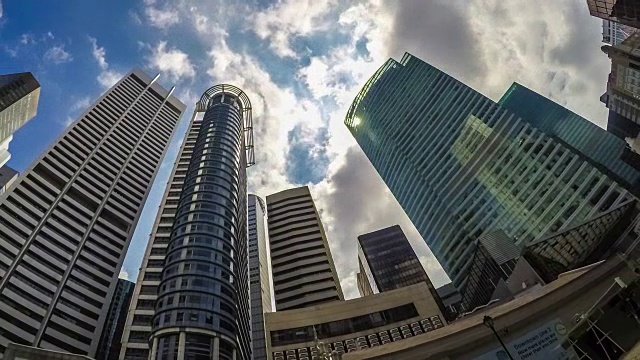 新加坡城市办公室视频素材