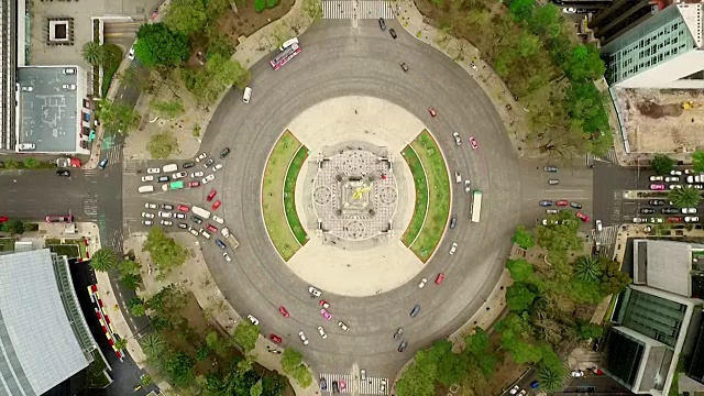 墨西哥城的独立纪念碑视频素材