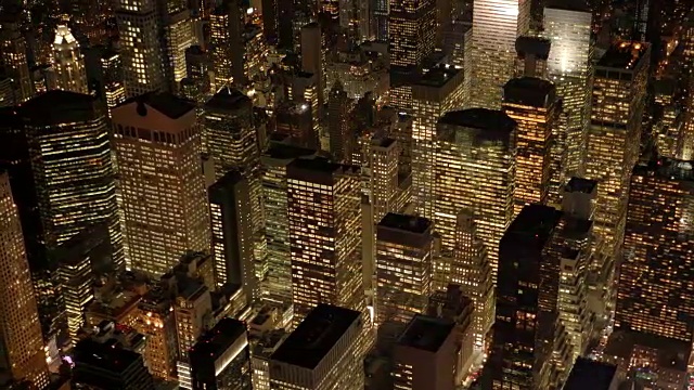 城市大都市鸟瞰图。城市的城市背景。建立射击天际线商业区视频素材