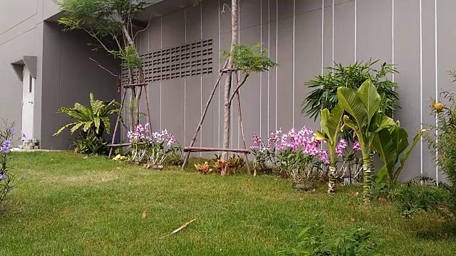 后院和花园视频素材