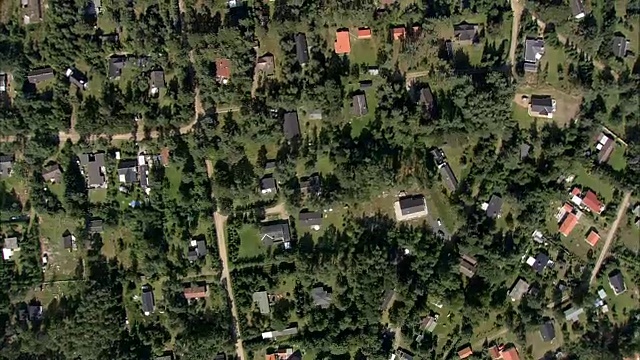 避暑别墅Hojby - Aerial View - Zealand, Odsherred Kommune, Denmark视频下载