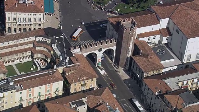 维罗纳-空中视图-威尼托，维罗纳，意大利维罗纳的维罗纳视频下载