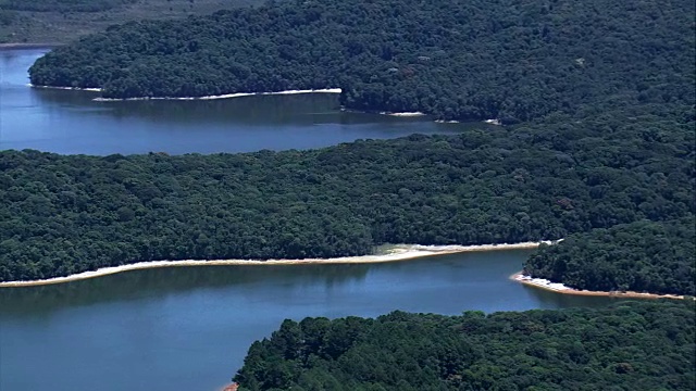 莫罗格兰德保护区-鸟瞰图-圣保罗，科蒂亚，巴西视频素材