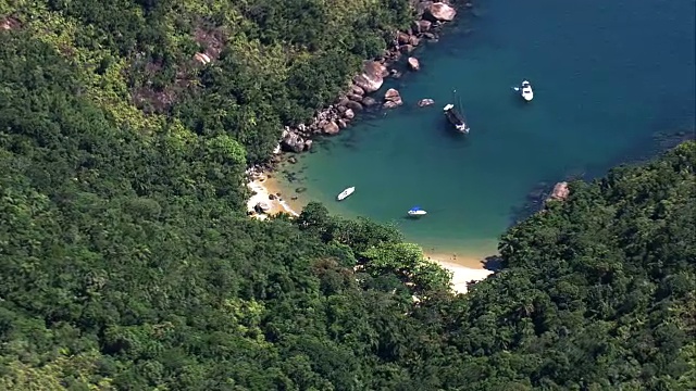 南普拉亚-鸟瞰图-圣保罗，巴西视频素材
