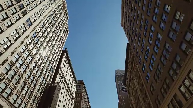 纽约摩天大楼视频素材