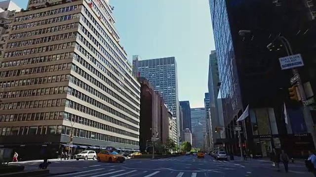 从纽约开车的角度来看视频素材