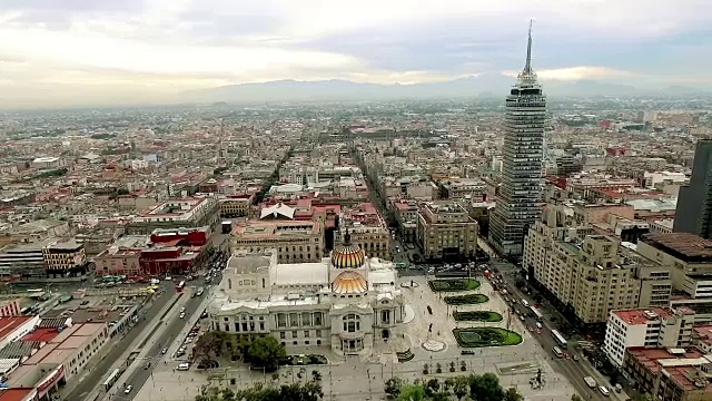 墨西哥城的贝拉斯阿尔特宫。视频下载