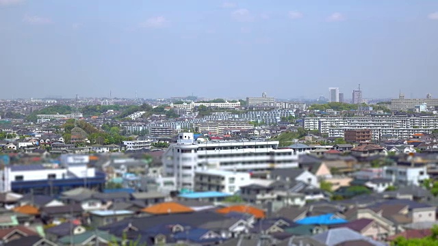 屋顶体积1 - 4k -城镇视图视频素材