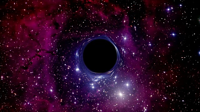 4K:由双黑洞系统产生的引力波视频下载