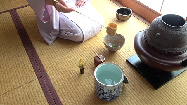 传统茶道“茶道”1散装10/12 - 4k视频下载