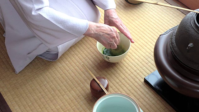 传统茶道“茶道”2散装3/4 - 4k -视频下载