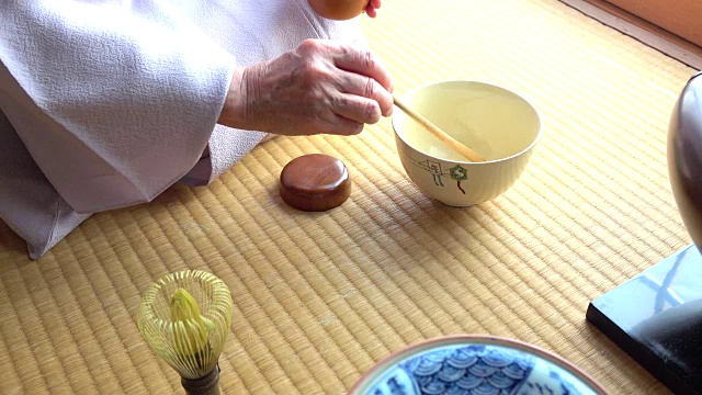 传统茶道“茶道”视频素材