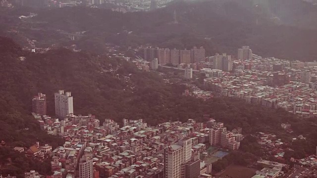 台湾台北市鸟瞰图视频素材