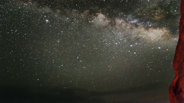 银河系,时间流逝视频素材