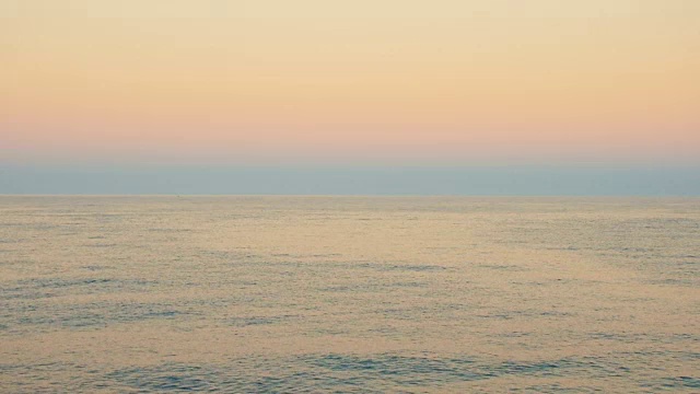 夏日日落海景视频素材