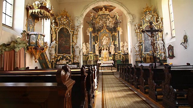 德国İpthausen的一座教堂视频下载