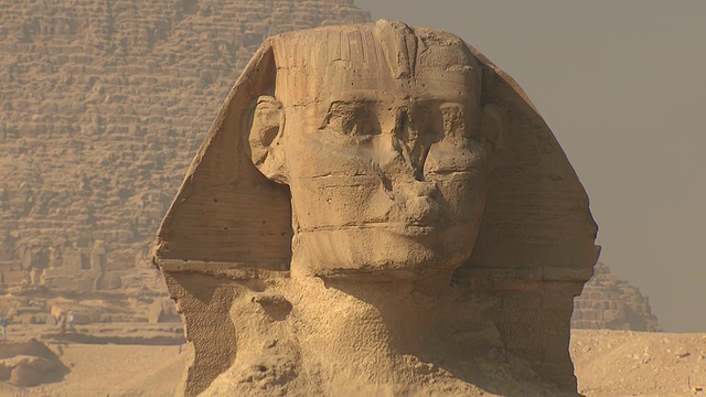 埃及吉萨的狮身人面像视频素材