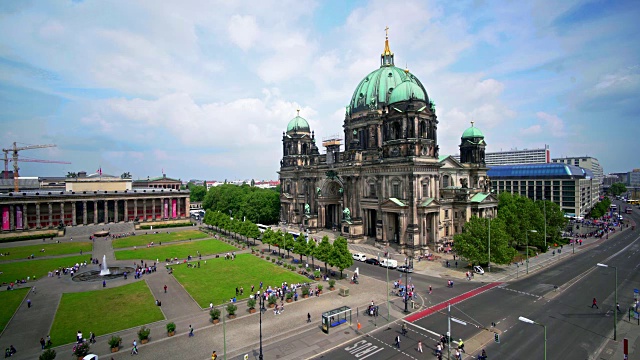 柏林大教堂，柏林，德国视频素材
