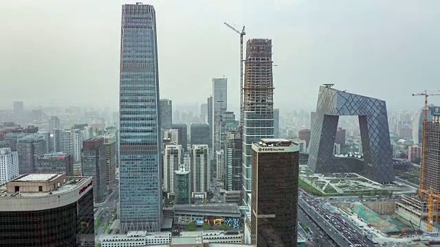 时间Lapse-Beijing天际线视频素材