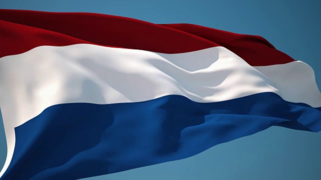 4K荷兰国旗-可循环视频素材