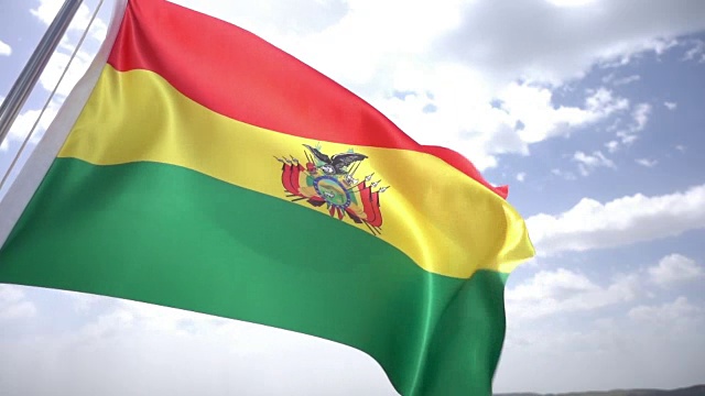 玻利维亚国旗视频素材