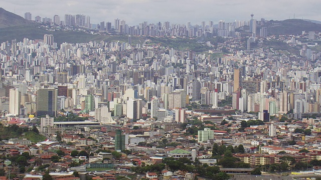 建筑鸟瞰图/米纳斯吉拉斯州，巴西视频素材