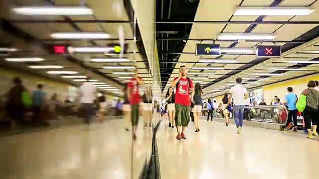 地铁站视频素材