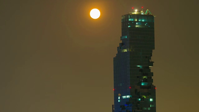 满月之夜的曼谷视频下载