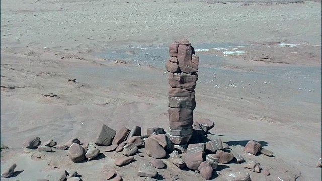 红色砂岩柱-鸟瞰图-亚利桑那州，科科尼诺县，美国视频下载