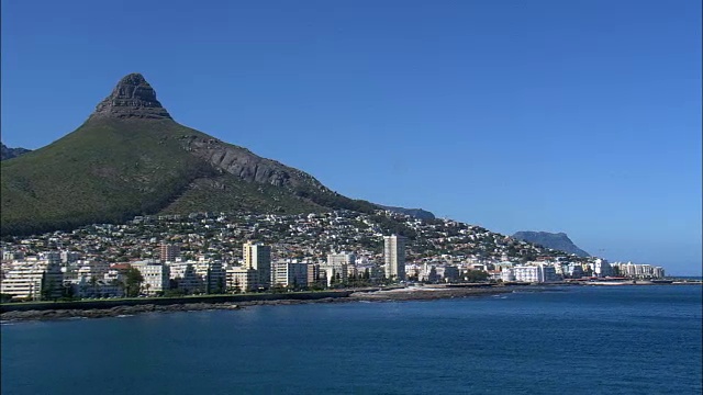 海点-鸟瞰图-西开普敦，南非视频下载