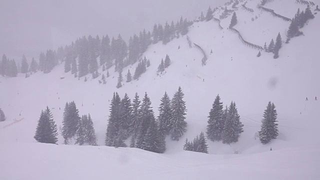 高架雪景。上升。视频下载