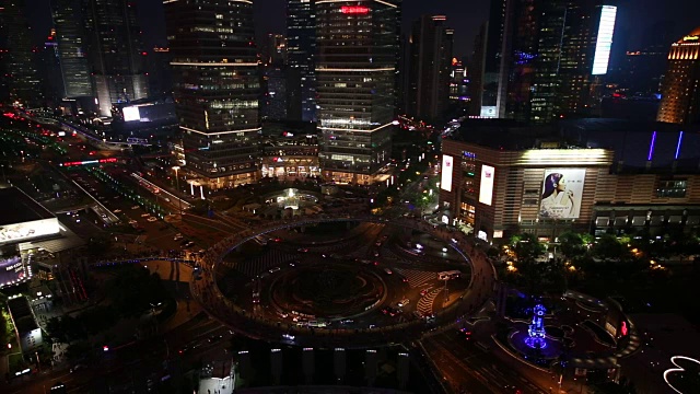 WS HA上海陆家嘴城市景观视频素材