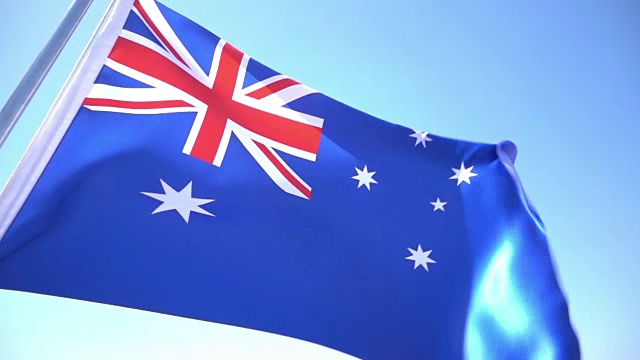 澳大利亚的国旗视频下载