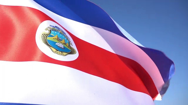 哥斯达黎加的旗帜视频下载