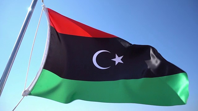 利比亚国旗视频下载