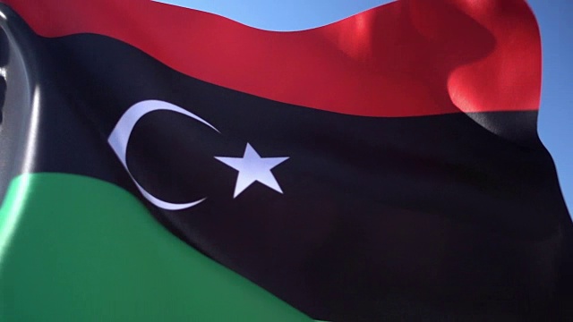 利比亚国旗视频下载