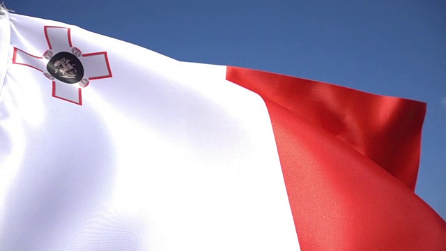 马耳他国旗视频素材